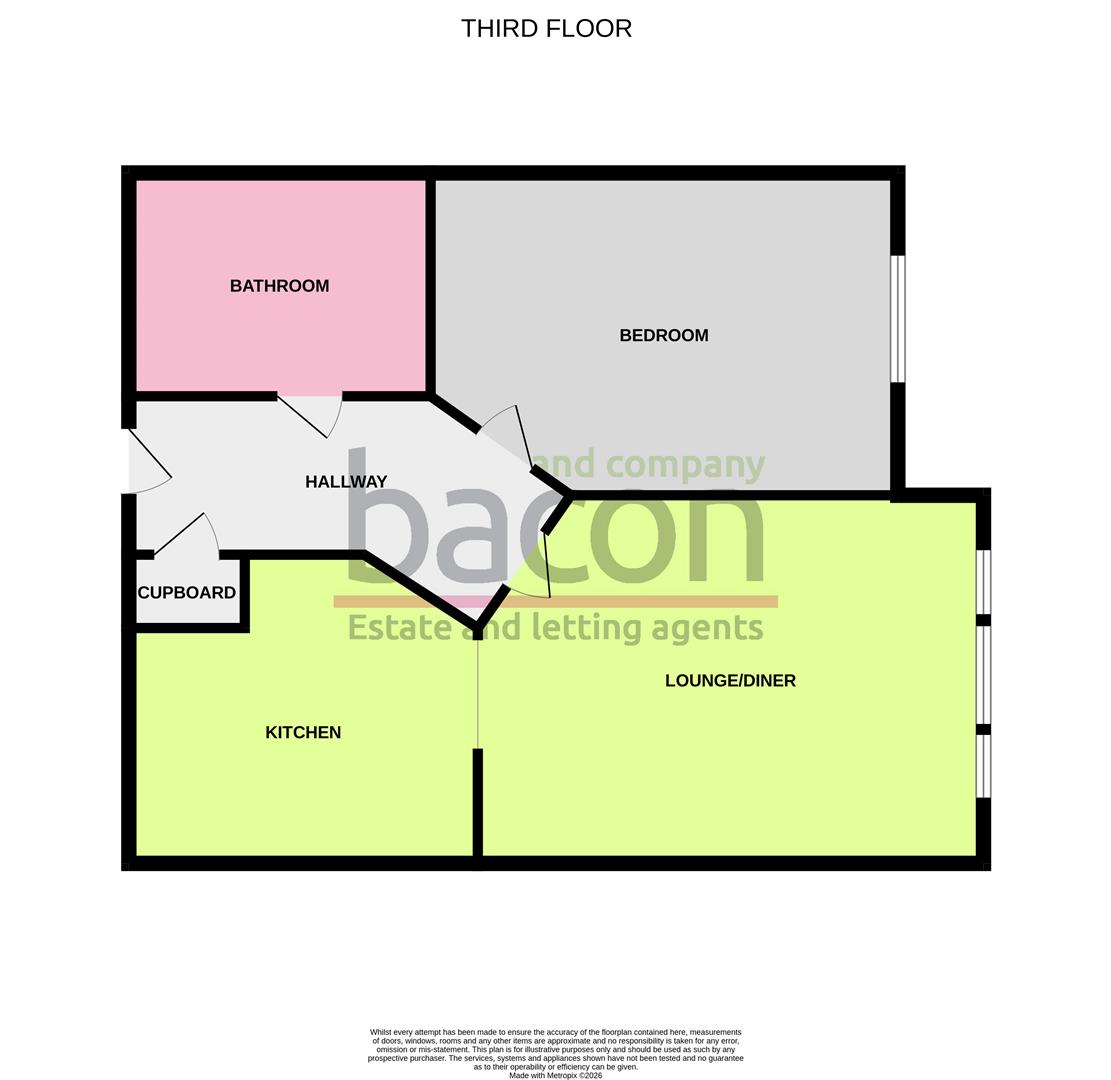 Floor Plan | Flat - Retirement | Rotary Lodge, St. Botolphs Road, Worthing, BN11 | For Sale